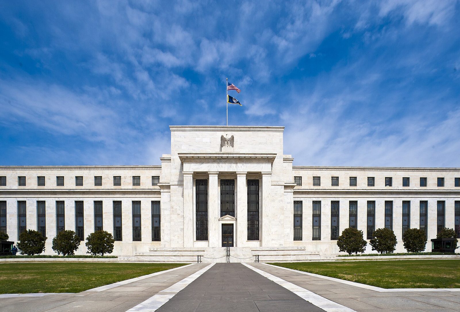 Where the demonstration will be staged on Wednesday afternoon. The Eccles Building, Washington. Photo: Federal Reserve, public domain.