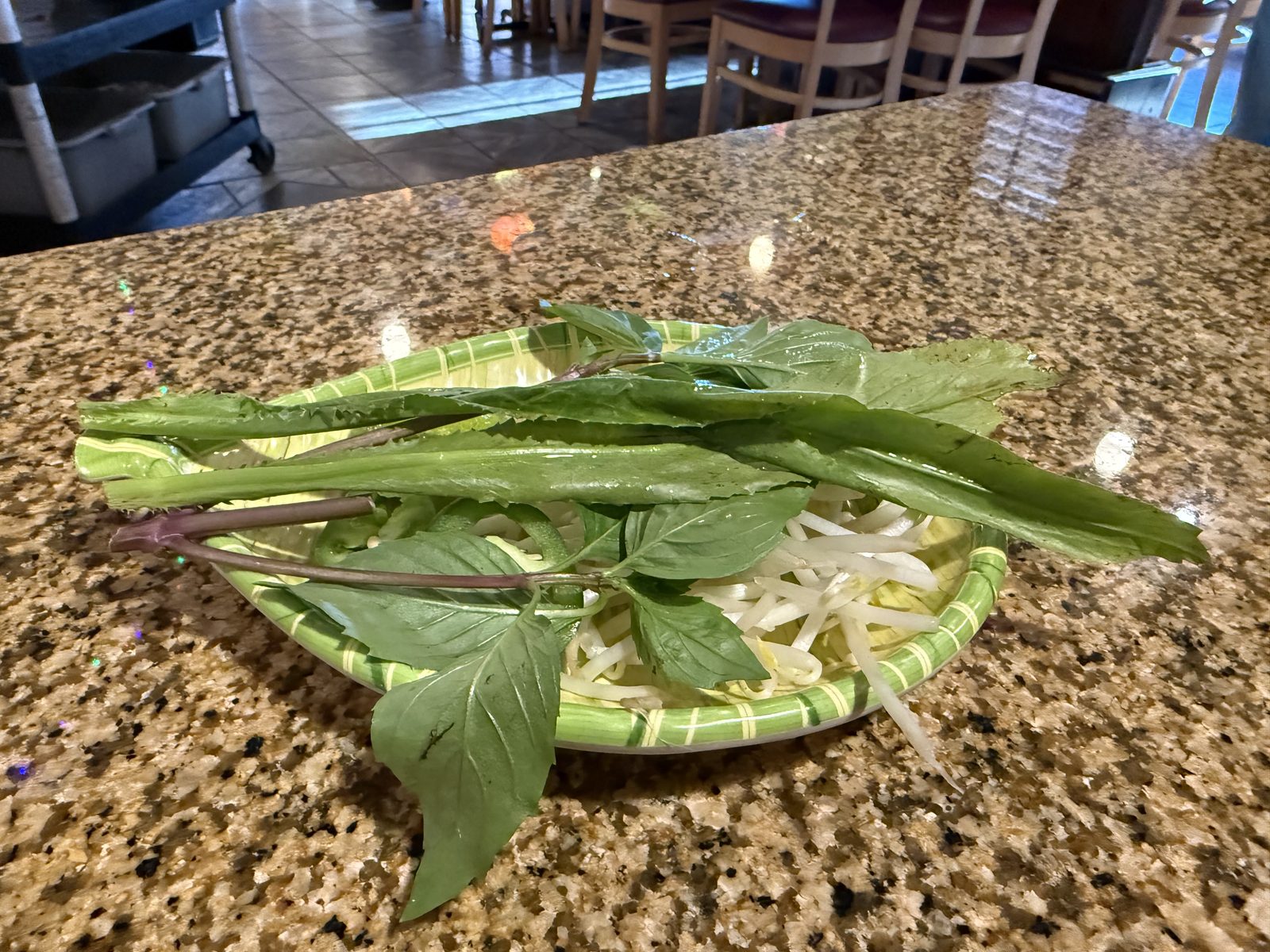 The vegetable tray. Untouched by me, but there for anyone who wants it.