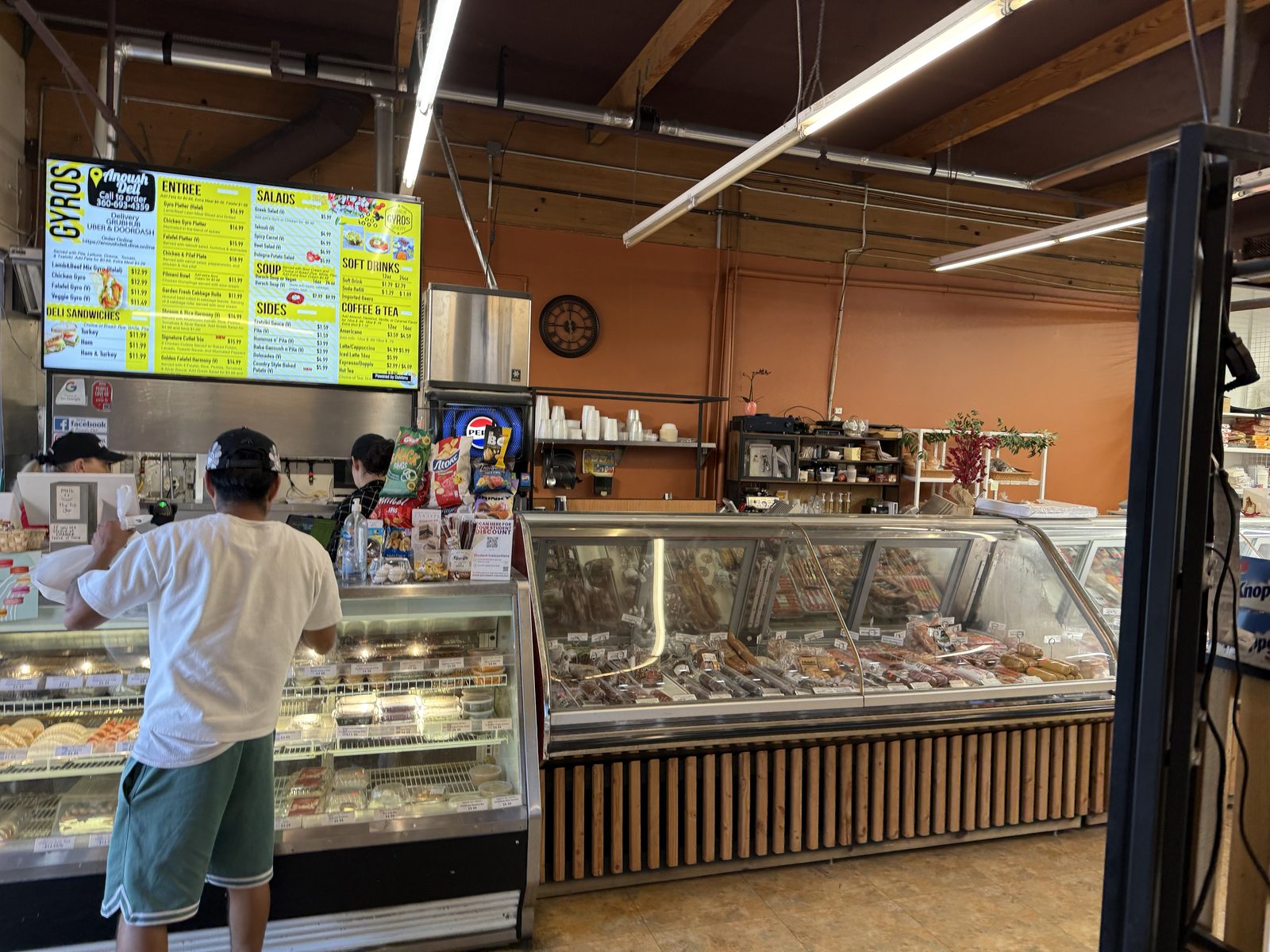 $12.99 for the gyro that made this whole trip worth it.