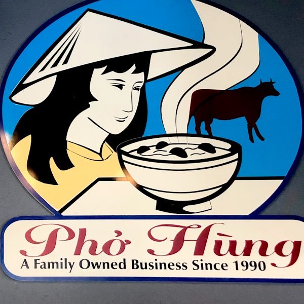 The logo on the door. Two Portland restaurants share it — this one and the original on SE Powell.