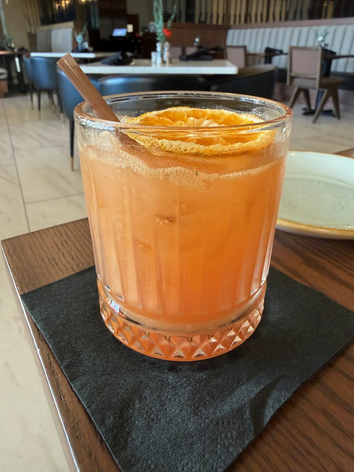 The POG Rum. Good drink, better view behind it.