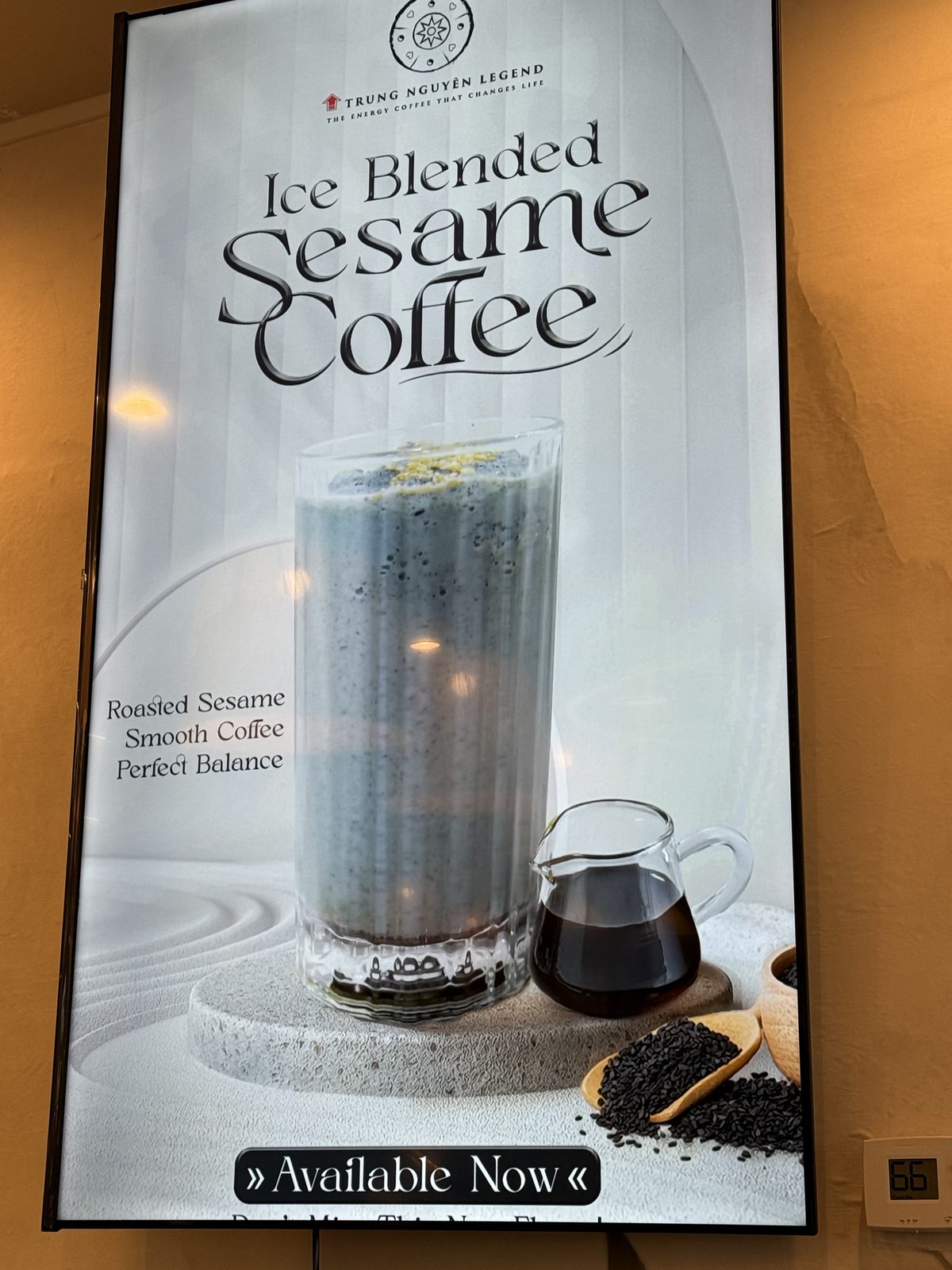 Ice-Blended Sesame Coffee